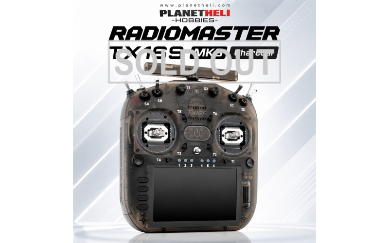 RADIOMASTER TX16S MK3 Radio Controller Mode 2 Charcoal - ELRS Module